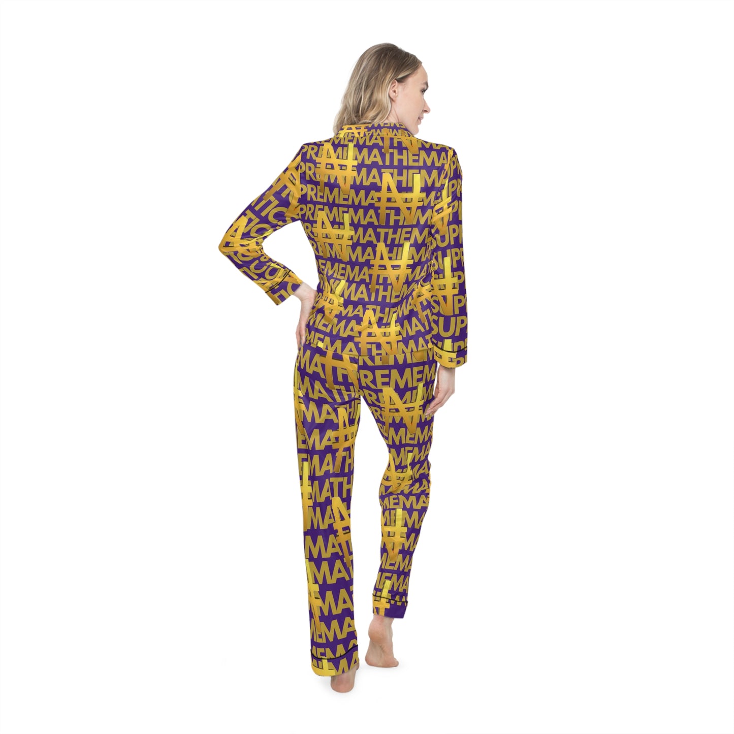 SUPREMEMATHEMATICS NAIRA SATIN PAJAMAS