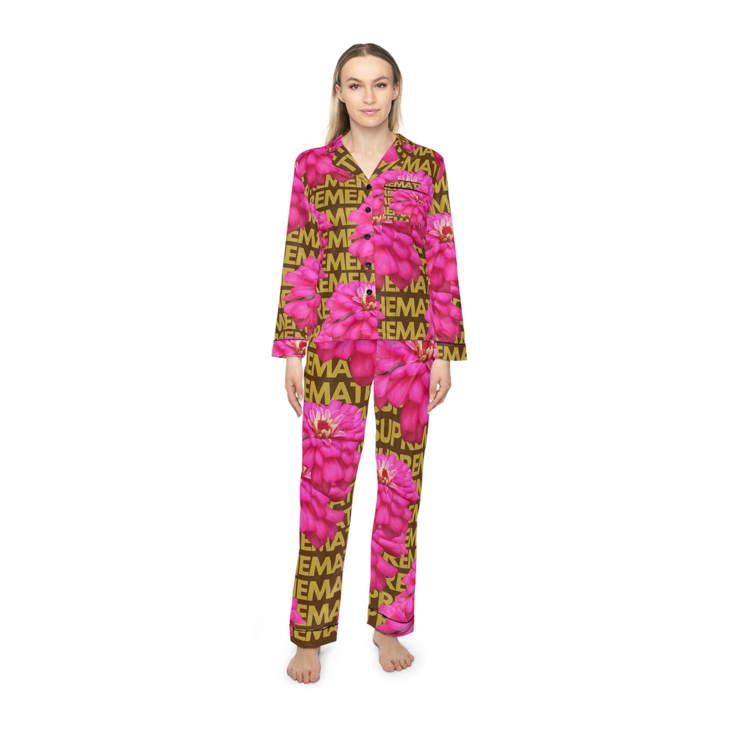 SUPREMEMATHEMATICS SATIN PAJAMAS