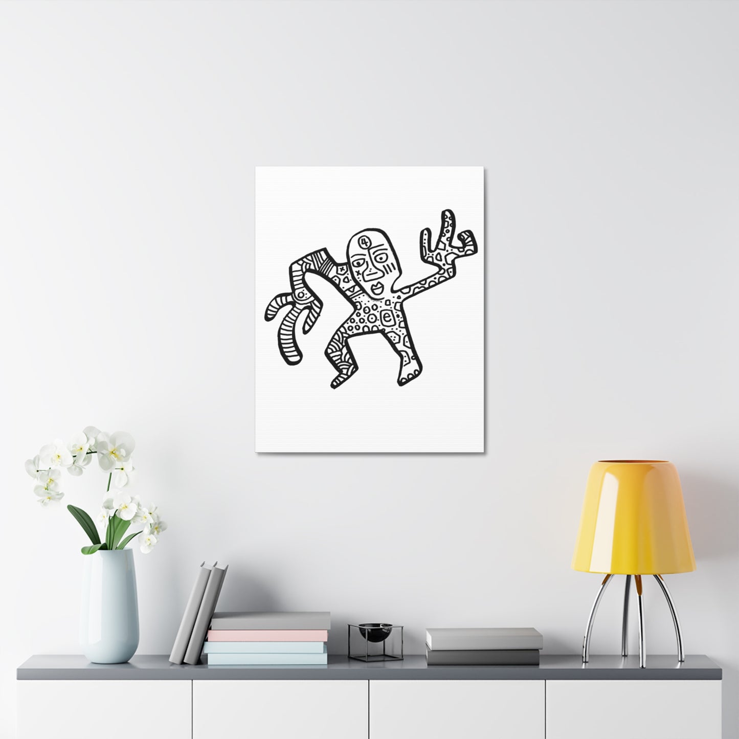 BOXXY HUMANOID ART CANVAS