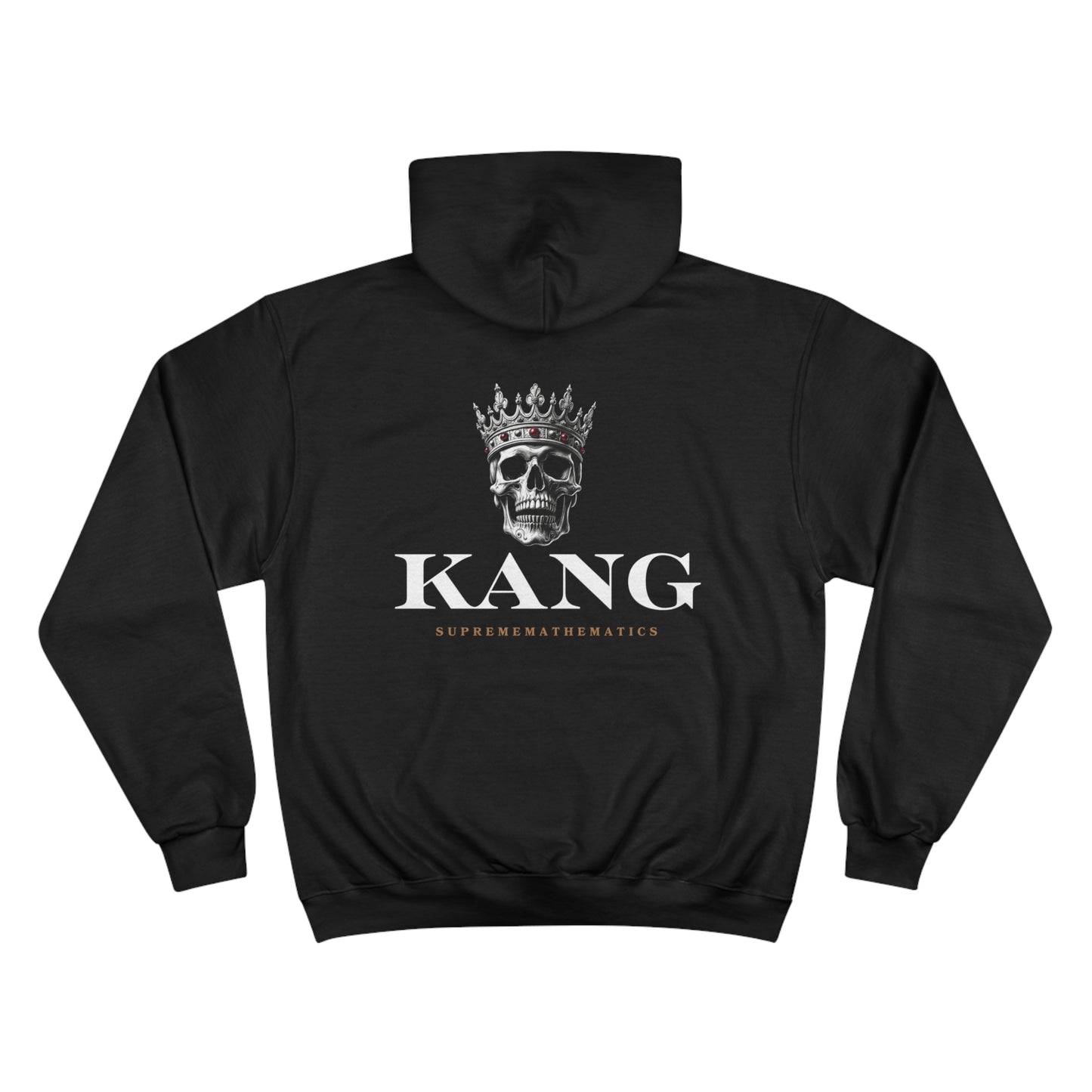 SUPREMEMATHEMATICS KANG SKULL CHAMPION HOODIE