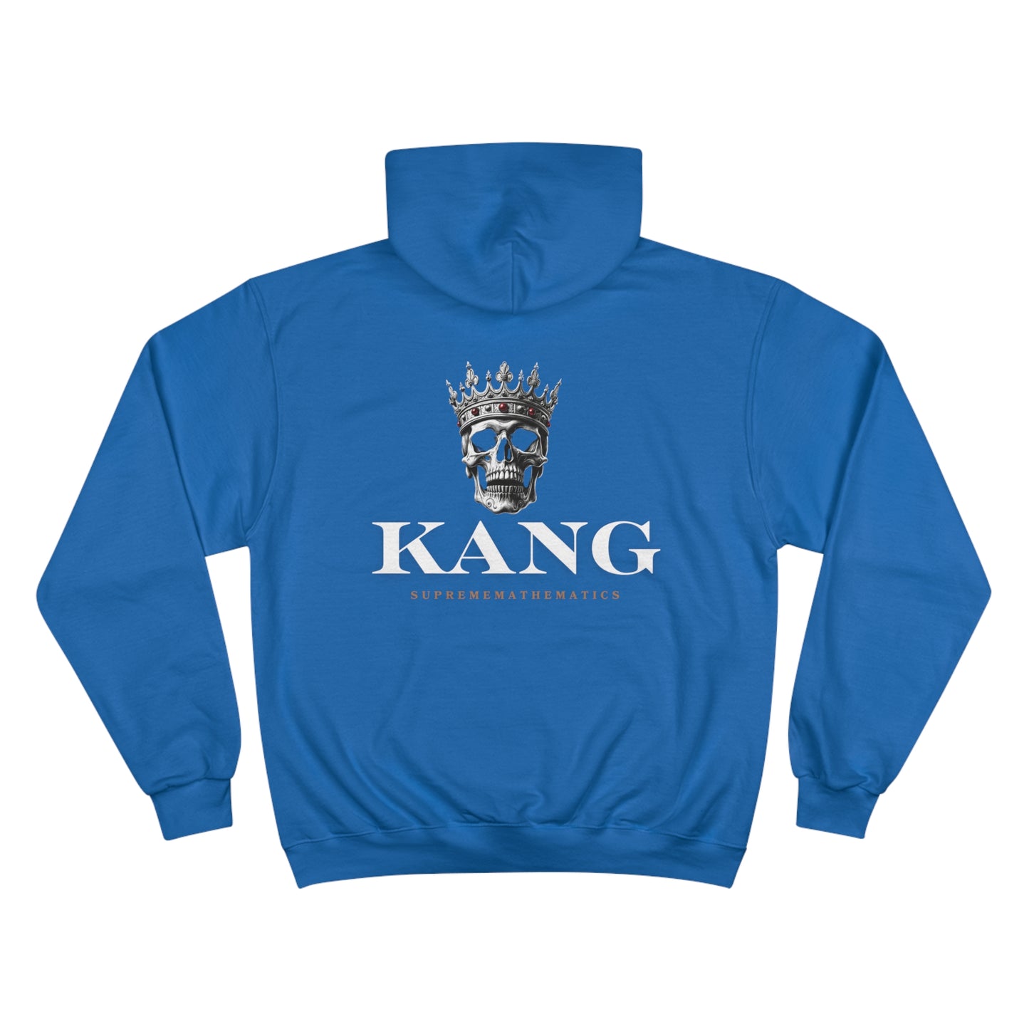 SUPREMEMATHEMATICS KANG SKULL CHAMPION HOODIE