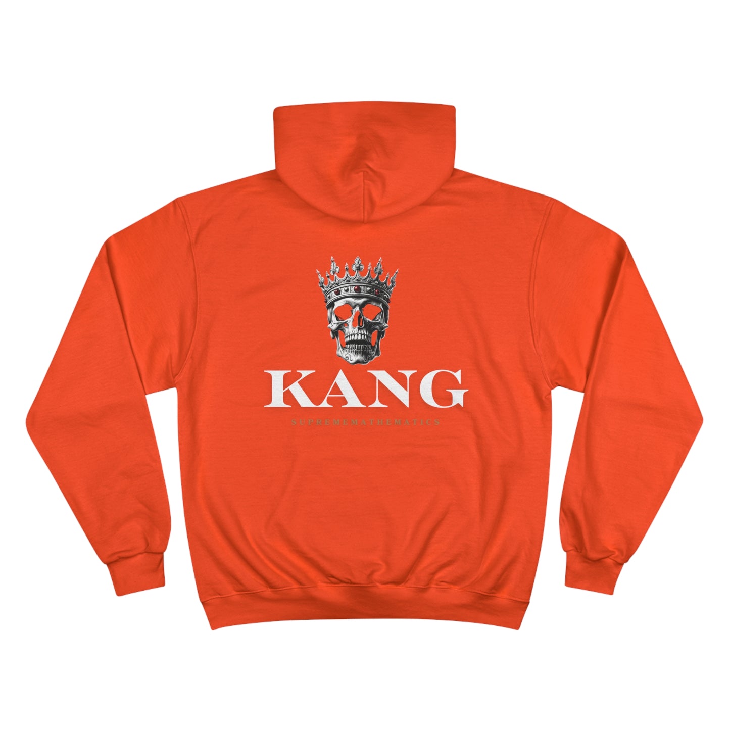 SUPREMEMATHEMATICS KANG SKULL CHAMPION HOODIE