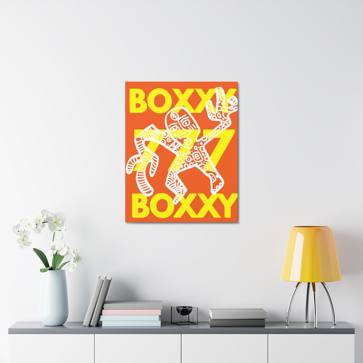 BOXXY 777 ART CANVAS ORANGE