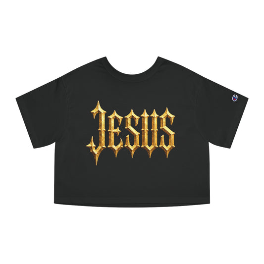 BOXXY JESUS CROP TEE