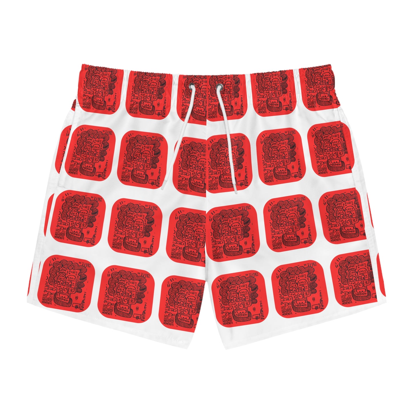 SUPREMEMATHEMATICS FACE OF GOD SWIM TRUNKS