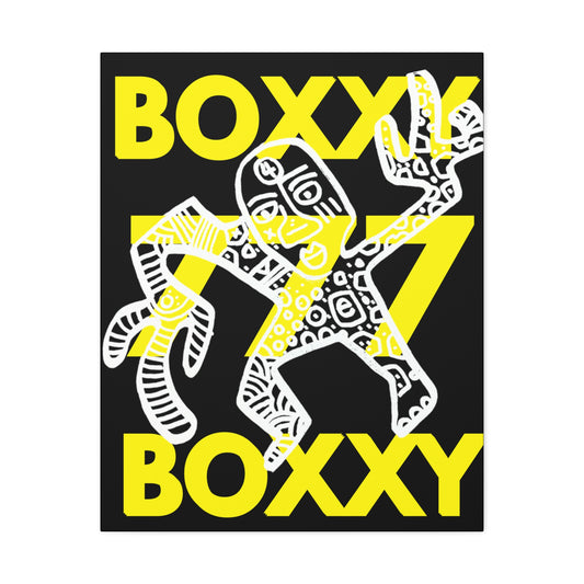BOXXY 777 ART CANVAS BLACK