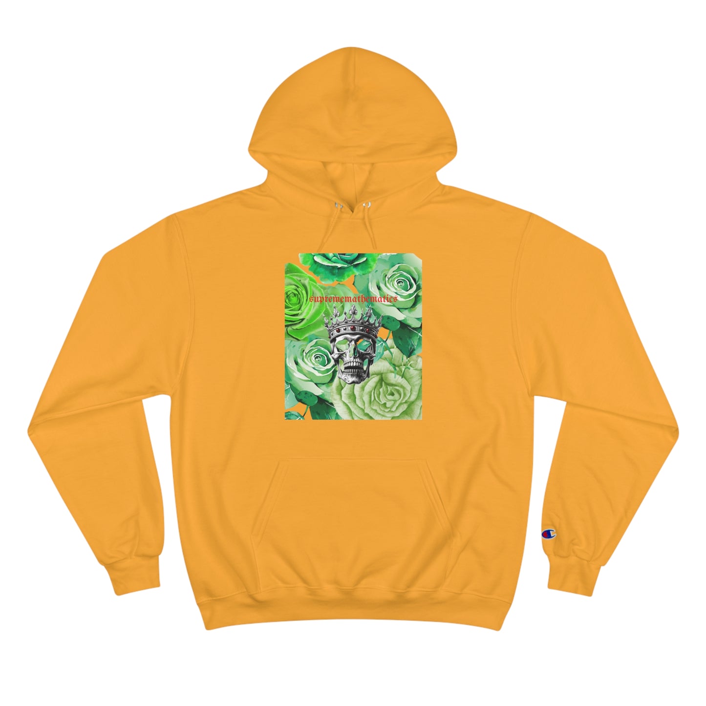 SUPREMEMATHEMATICS GREEN ROSES HOODIE
