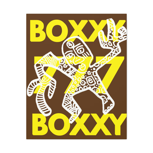 BOXXY 777 ART CANVAS BROWN