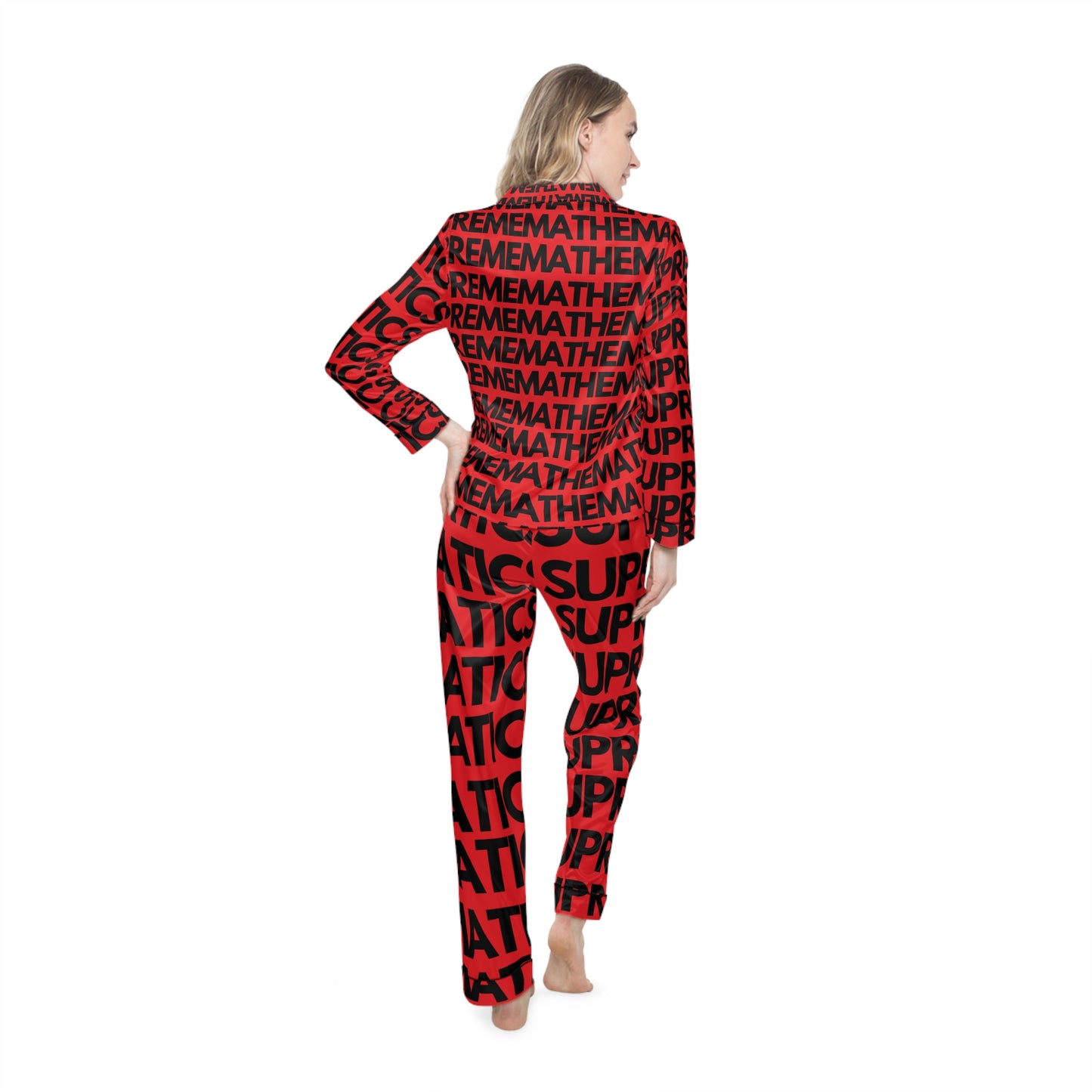 SUPREMEMATHEMATICS SATIN PAJAMAS