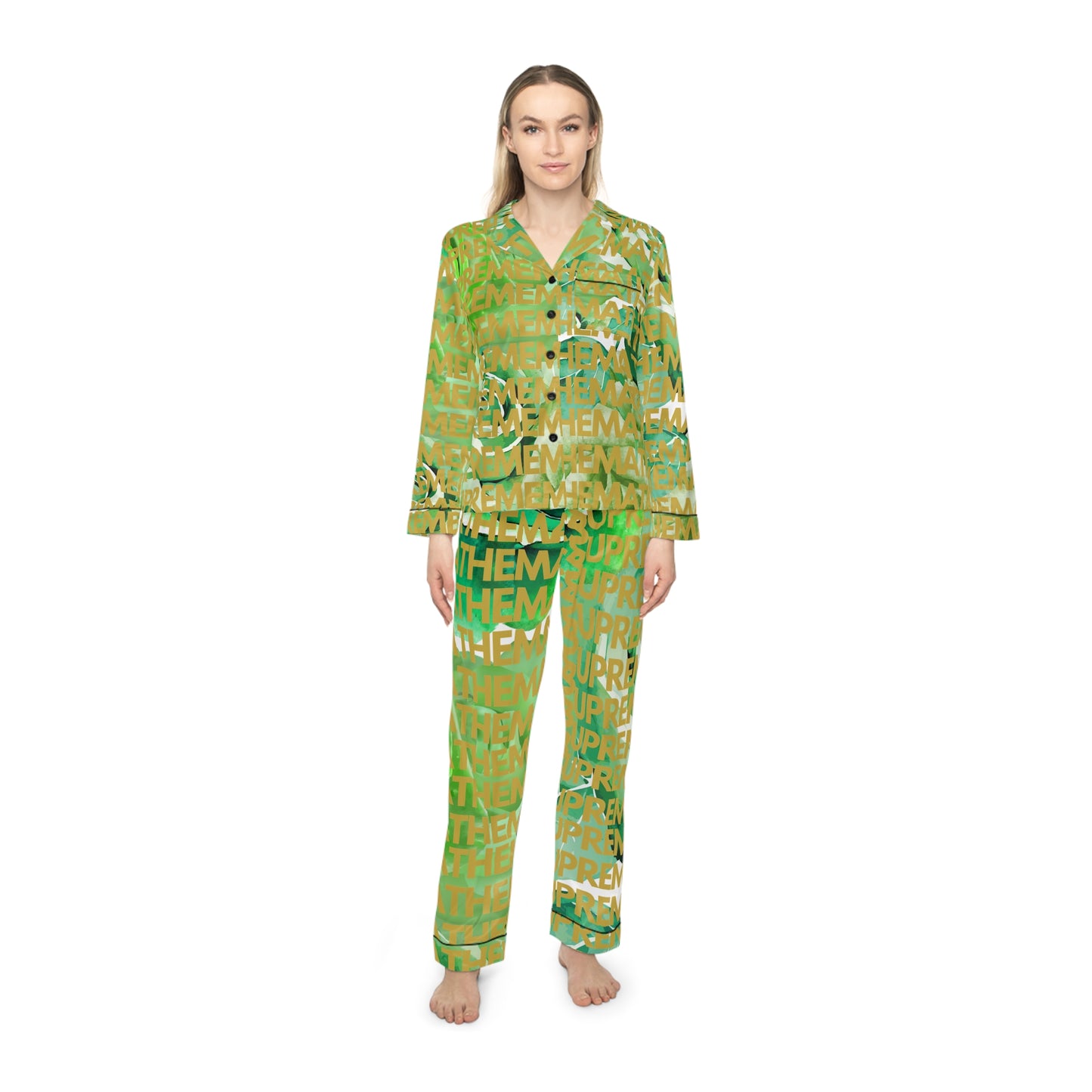 SUPREMEMATHEMATICS SATIN PAJAMAS
