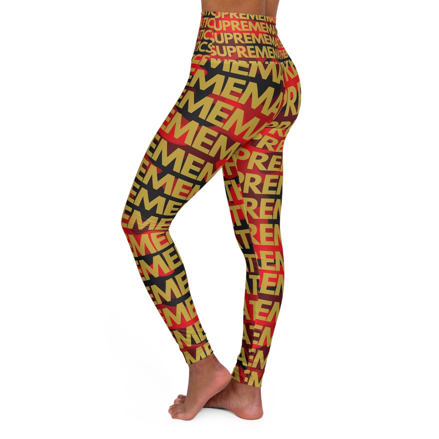 SUPREMEMATHEMATICS HIGH WAIST YOGA LEGGINGS