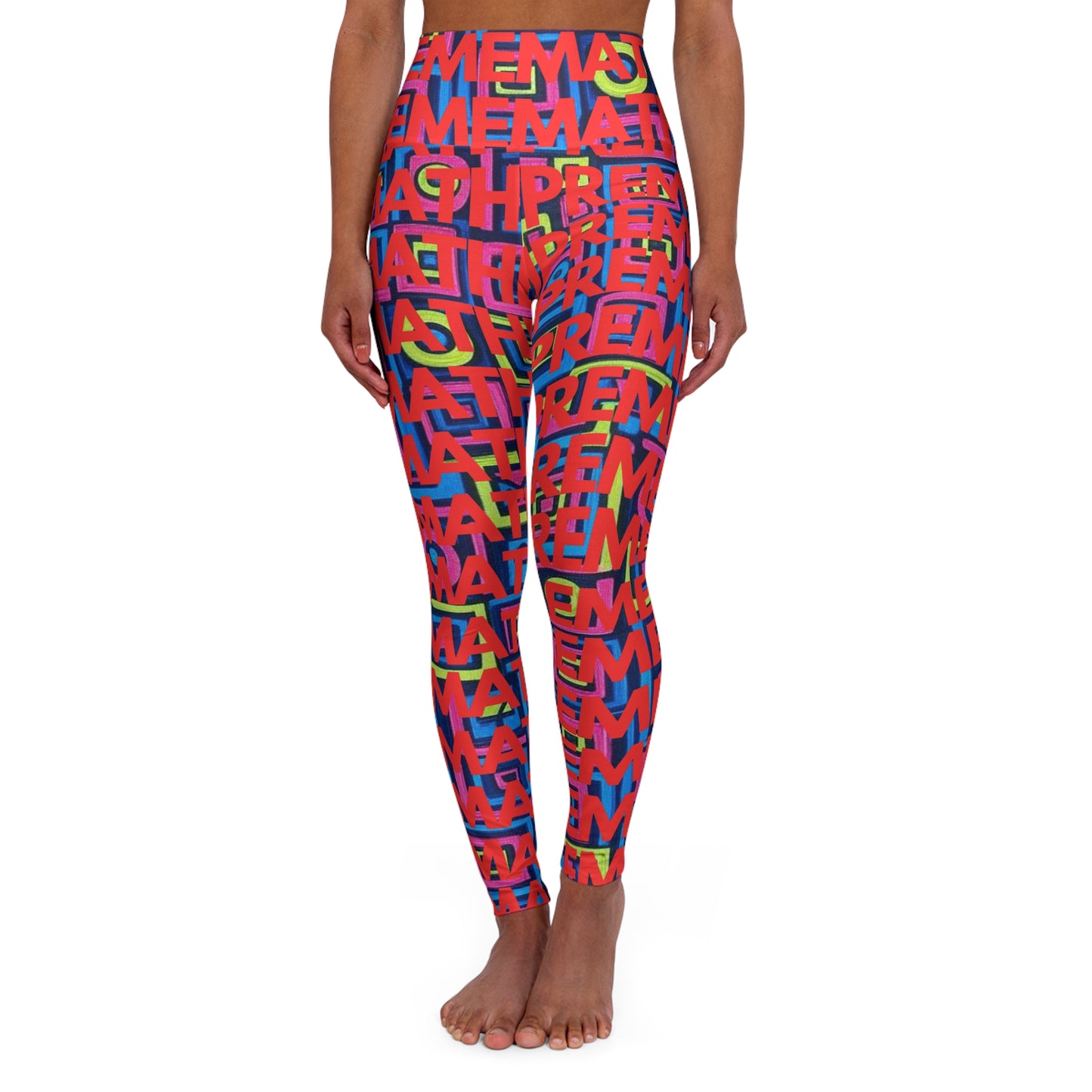 SUPREMEMATHEMATICS HIGH WAIST YOGA LEGGINGS