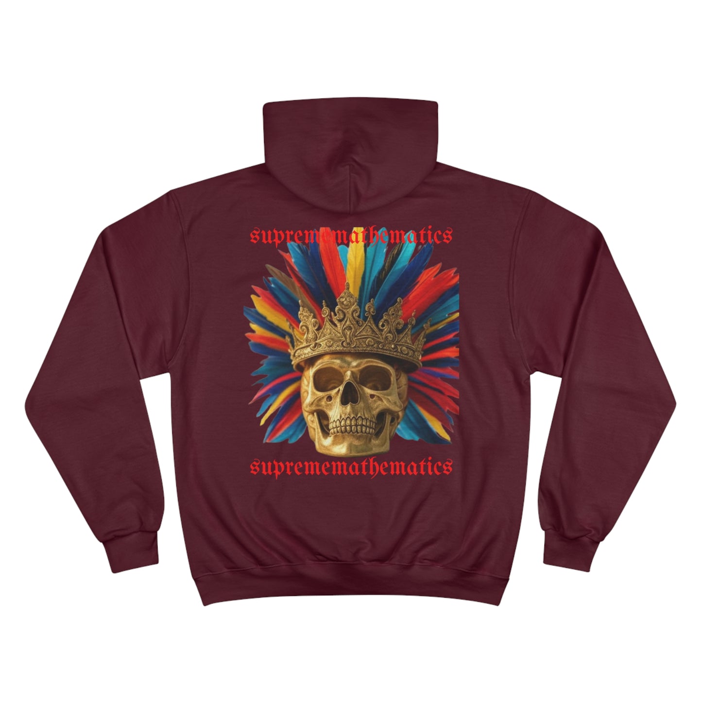 SURPEMEMATHEMATICS CROWN FEATHER HOODIE