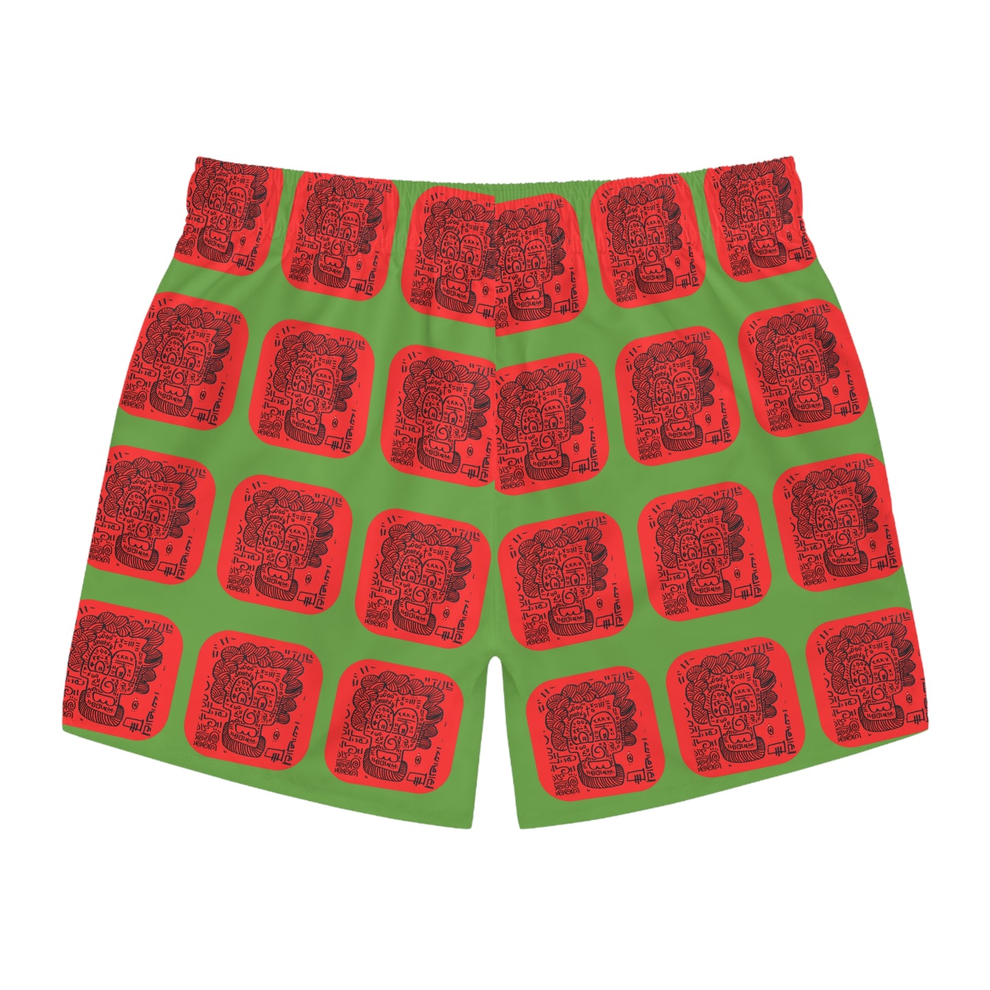 SUPREMEMATHEMATICS FACE OF GOD SWIM TRUNKS