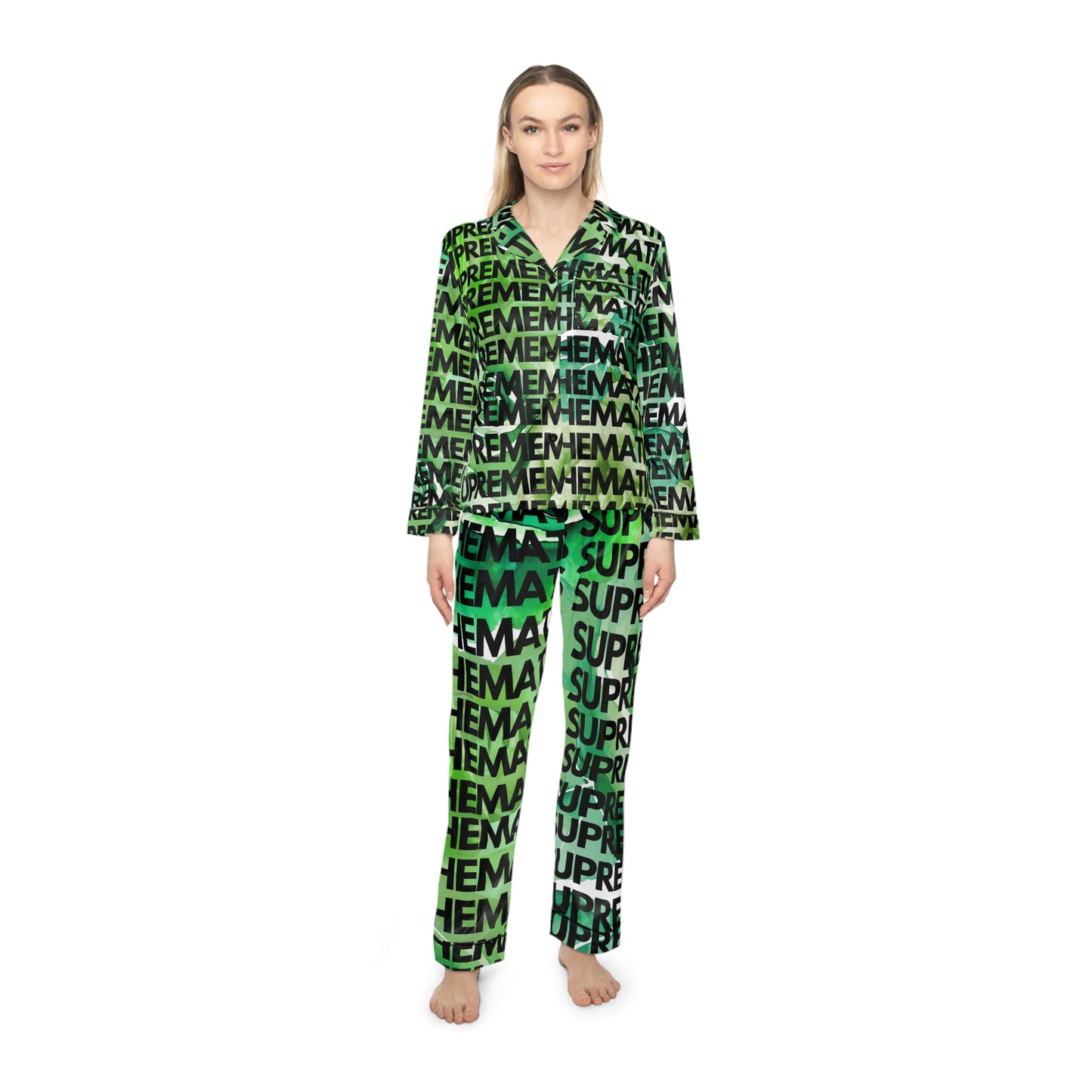 SUPREMEMATHEMATICS SATIN PAJAMAS