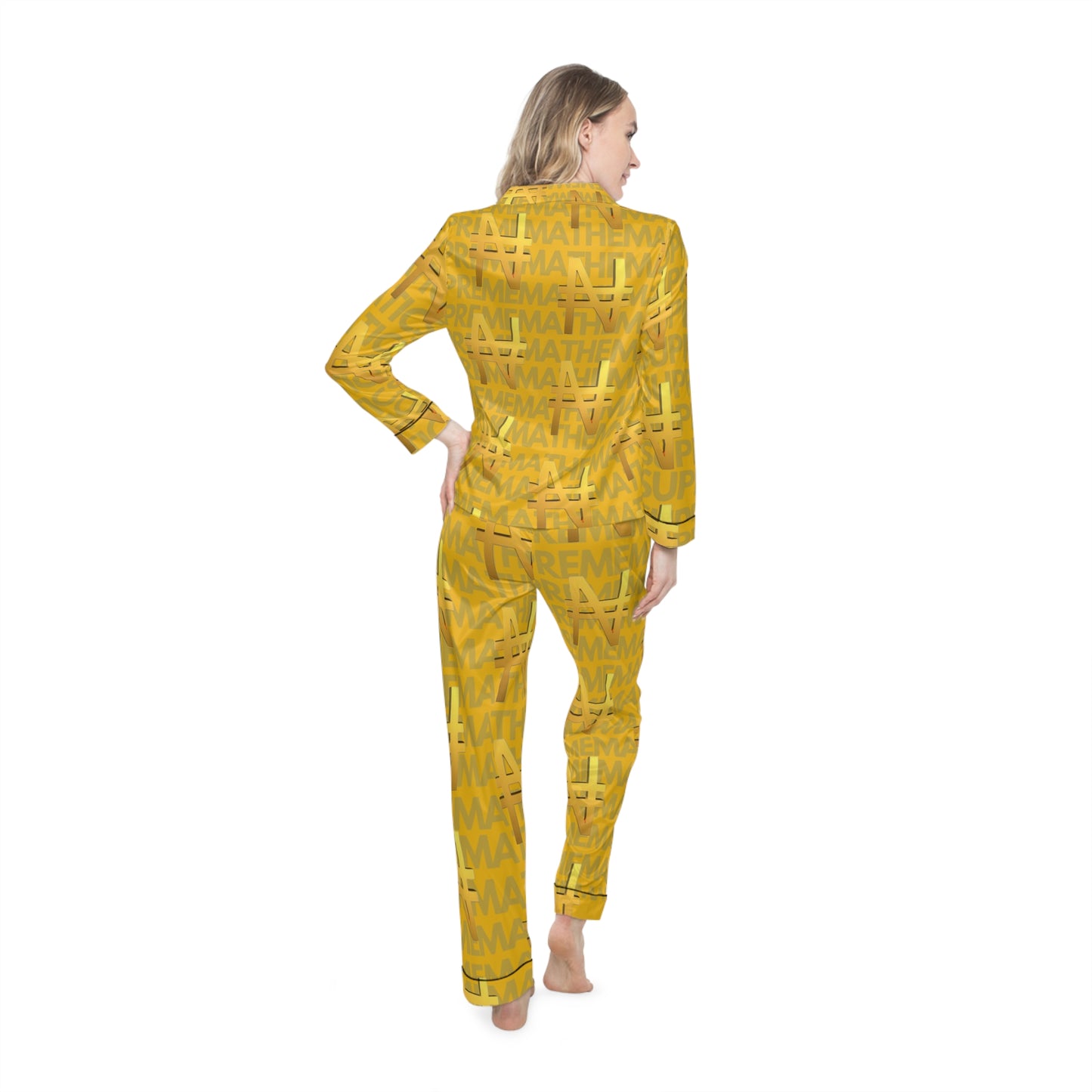 SUPREMEMATHEMATICS NAIRA SATIN PAJAMAS