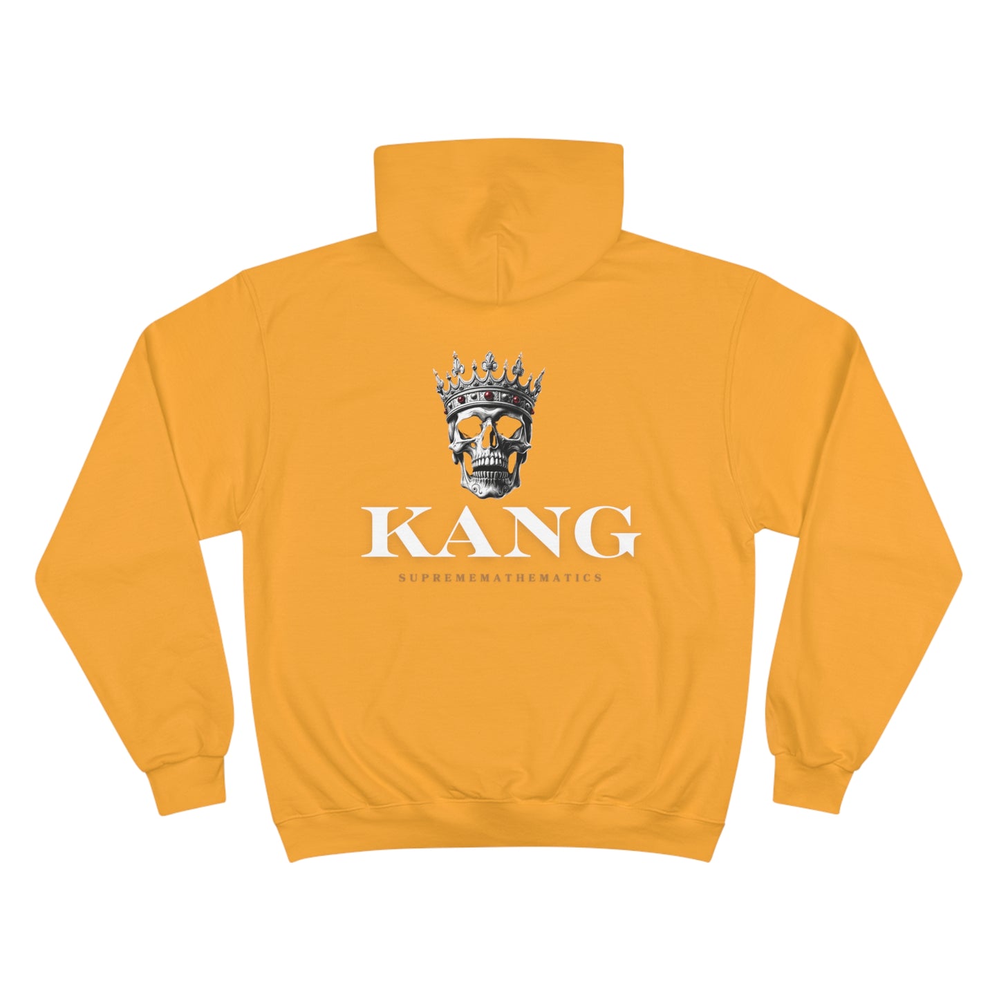 SUPREMEMATHEMATICS KANG SKULL CHAMPION HOODIE