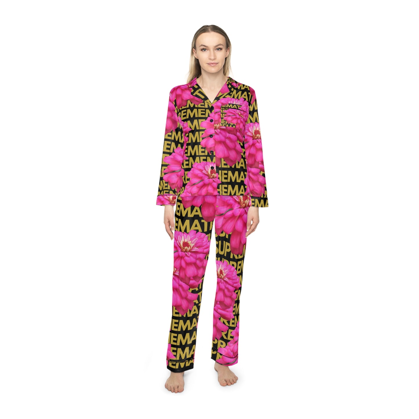 SUPREMEMATHEMATICS SATIN PAJAMAS