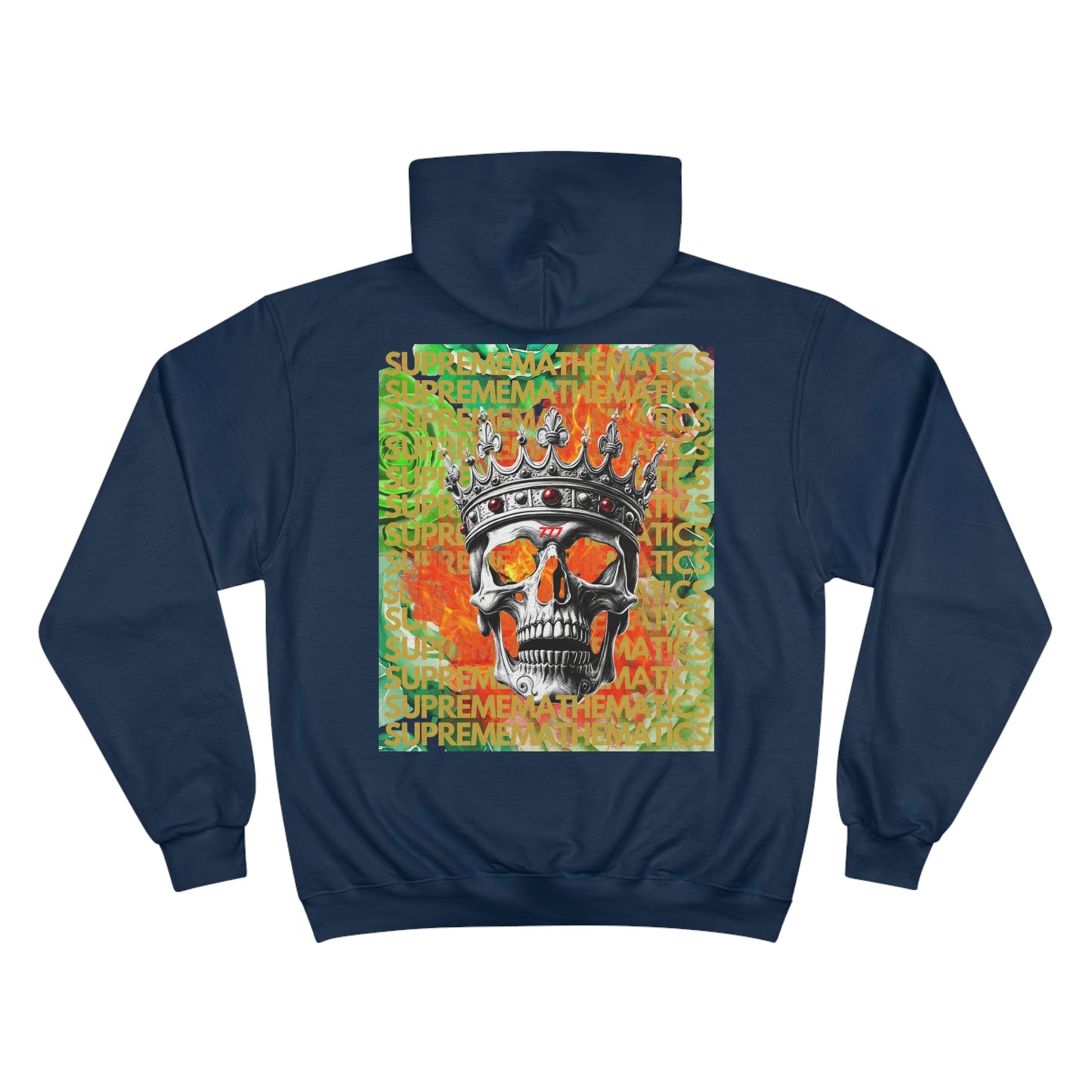 SUPREMEMATHEMATICS GREEN ROSES HOODIE