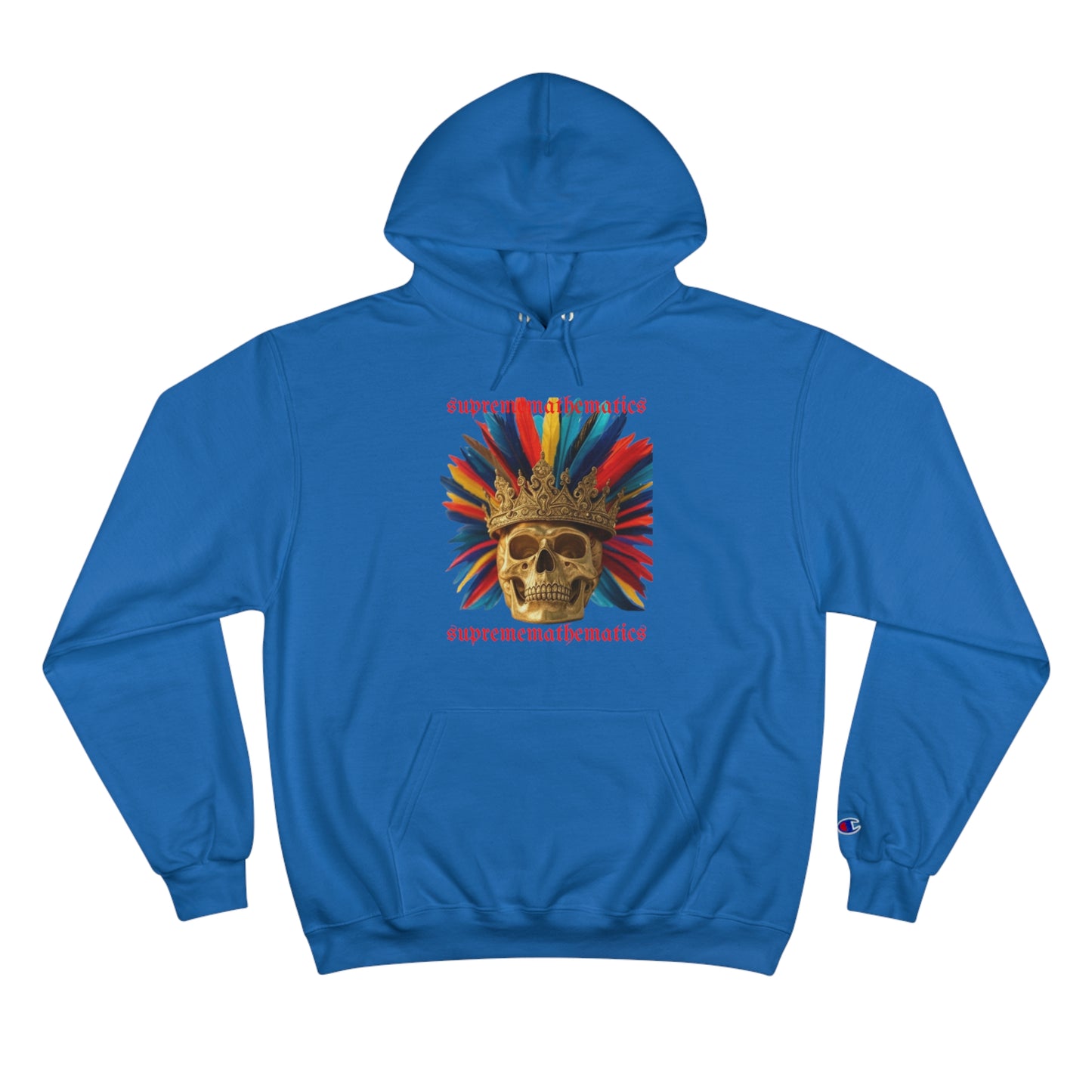 SURPEMEMATHEMATICS CROWN FEATHER HOODIE