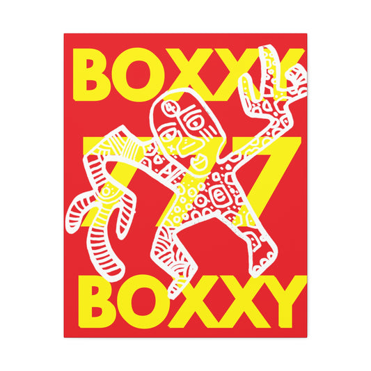 BOXXY 777 ART CANVAS RED
