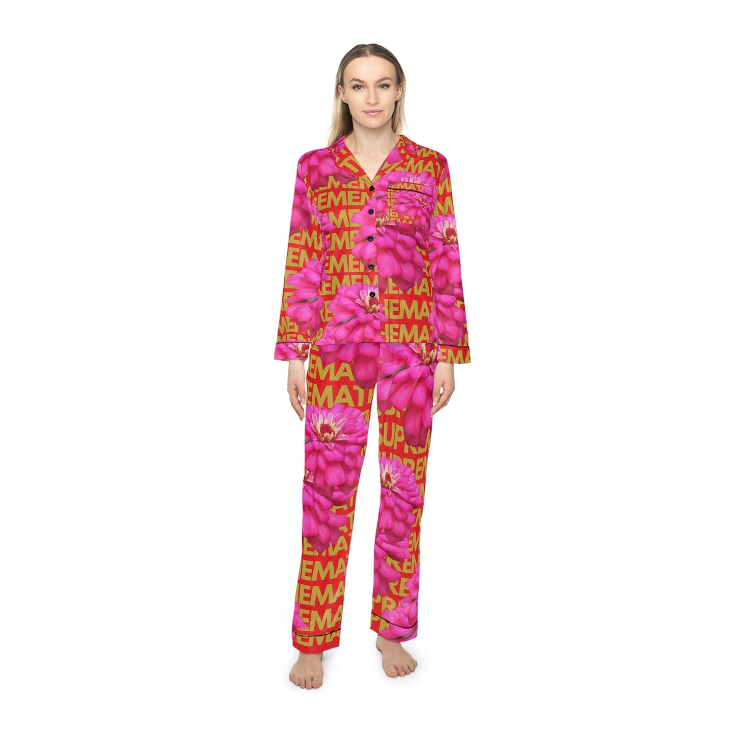 SUPREMEMATHEMATICS SATIN PAJAMAS