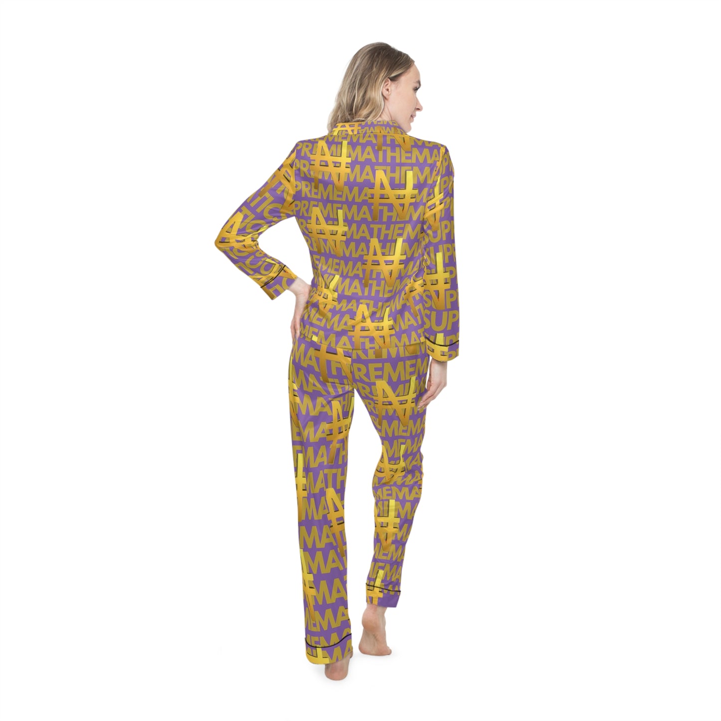 SUPREMEMATHEMATICS NAIRA SATIN PAJAMAS