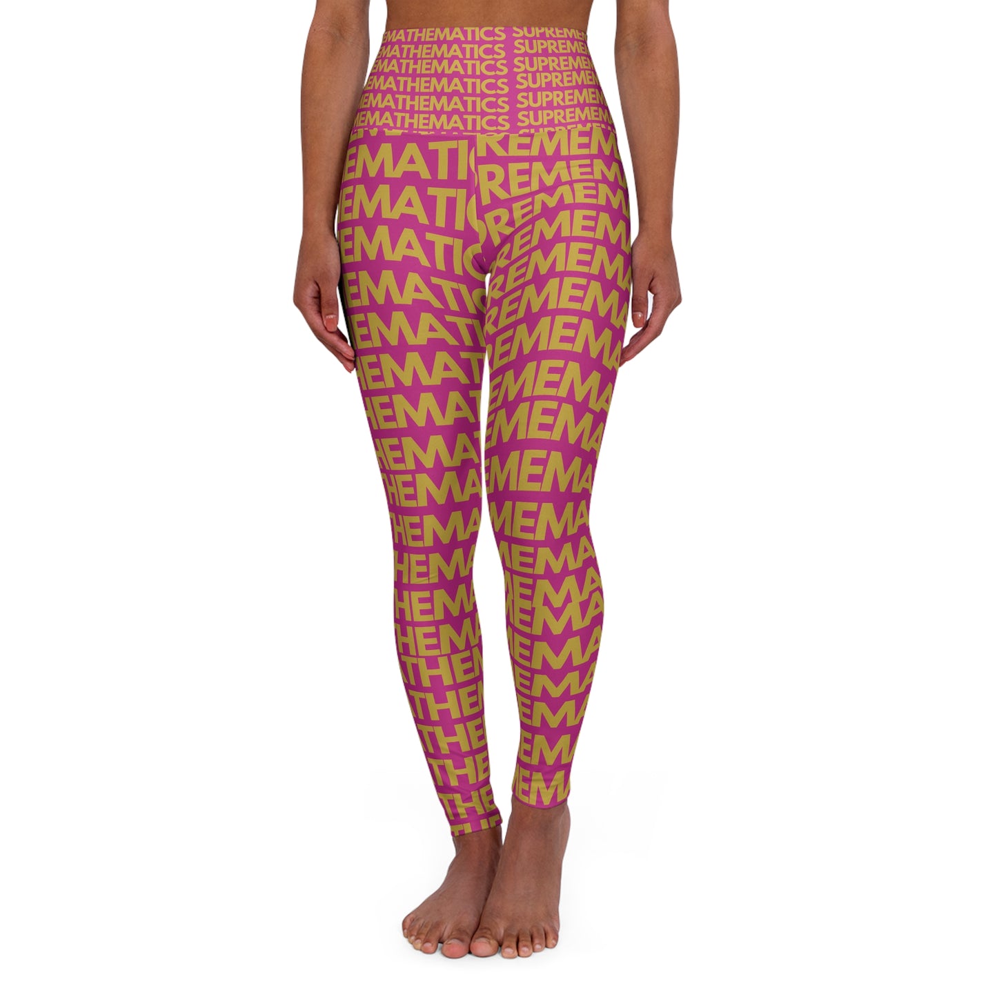 SUPREMEMATHEMATICS HIGH WAIST YOGA LEGGINGS