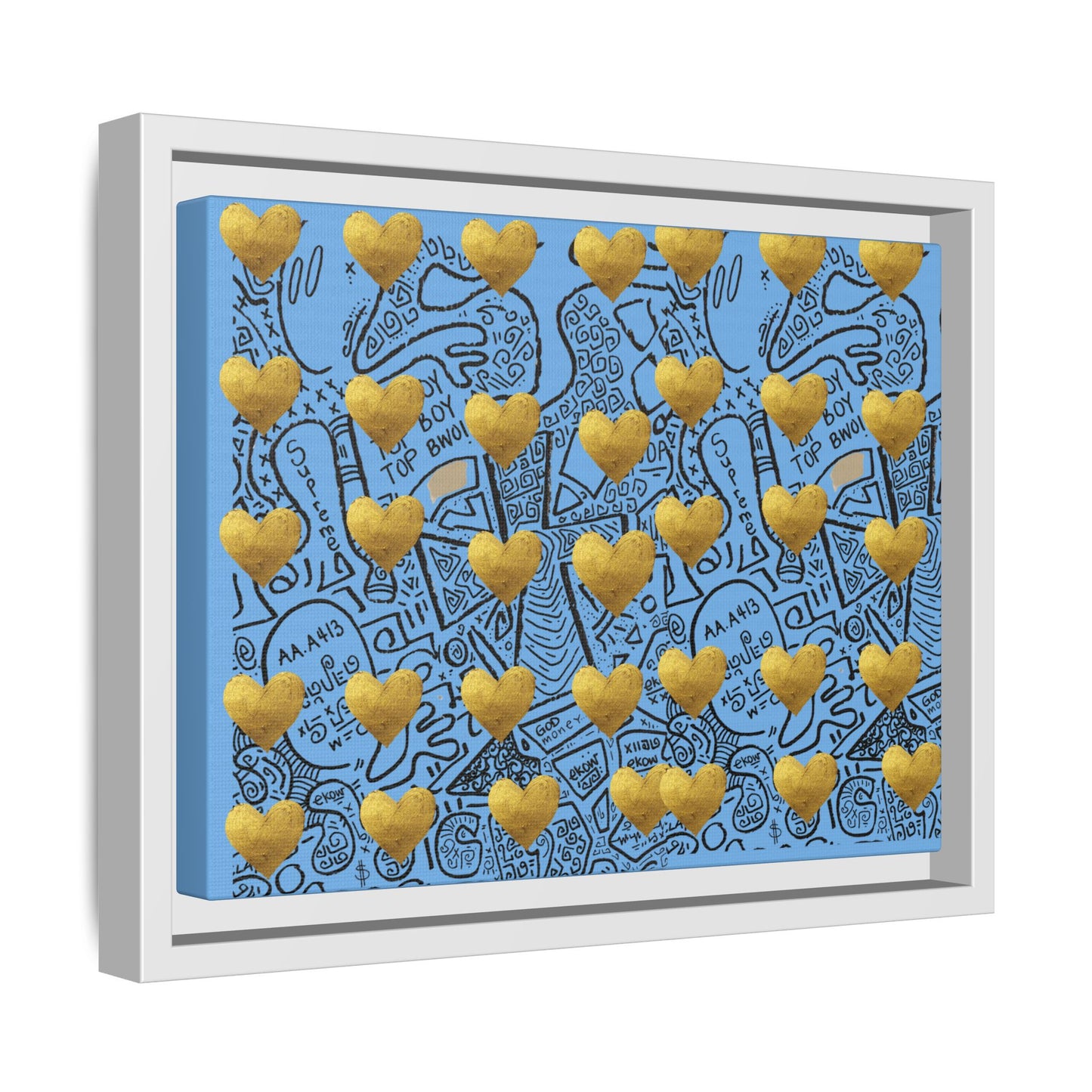 SUPREMEMATHEMATICS FRAMED CANVAS