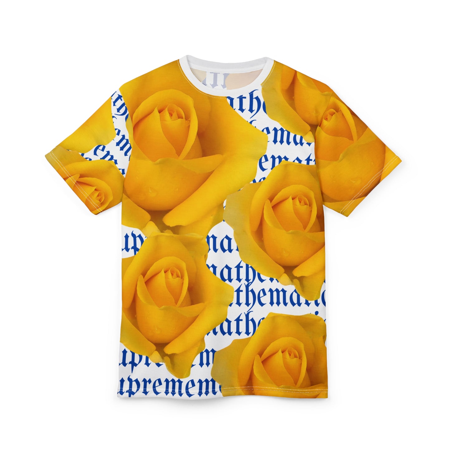 SUPREMEMATHEMATICS YELLOW ROSES TEE