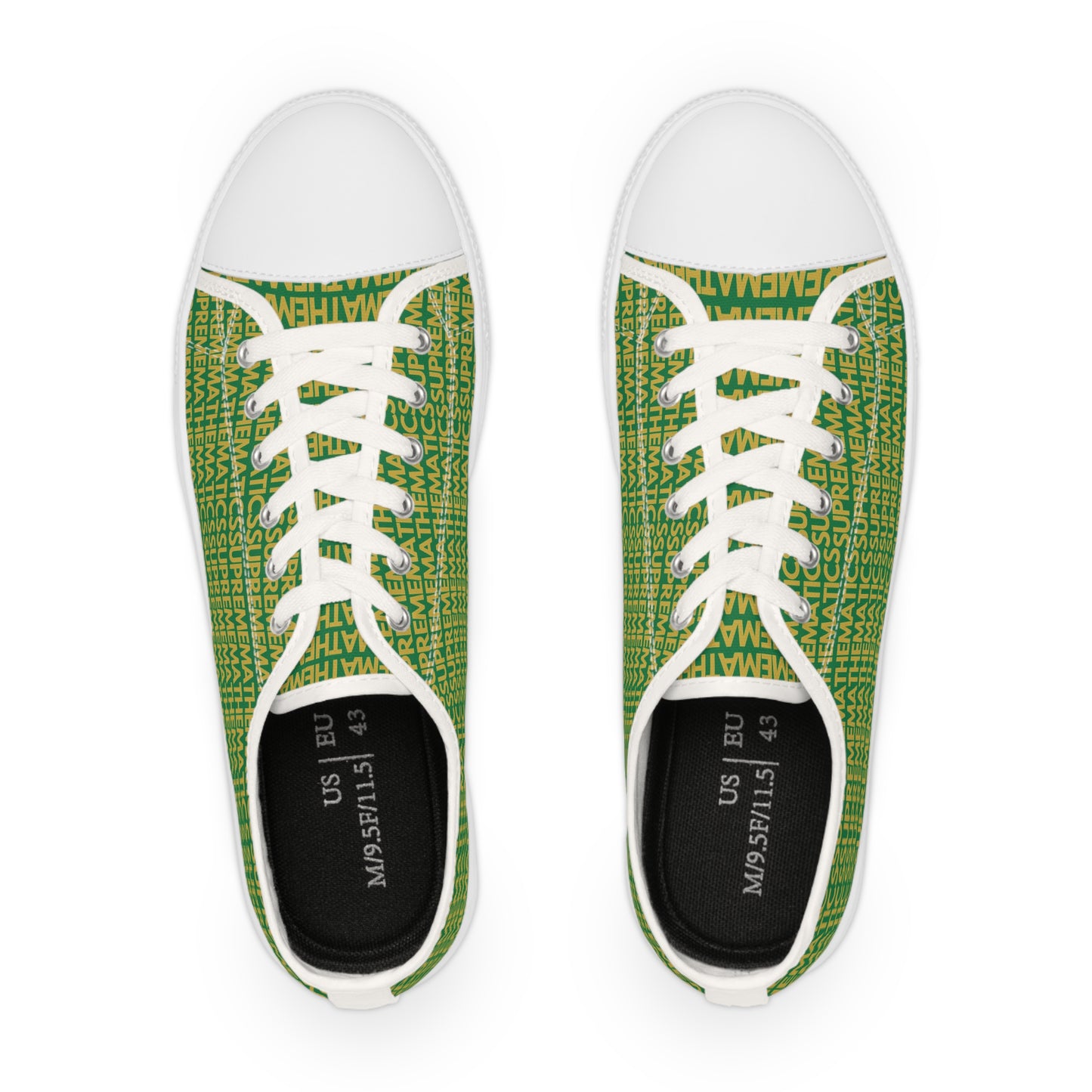 SUPREMEMATHEMATICS LOW TOP SNEAKERS