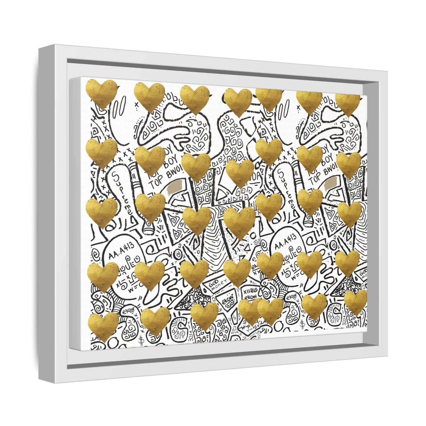 SUPREMEMATHEMATICS FRAMED CANVAS