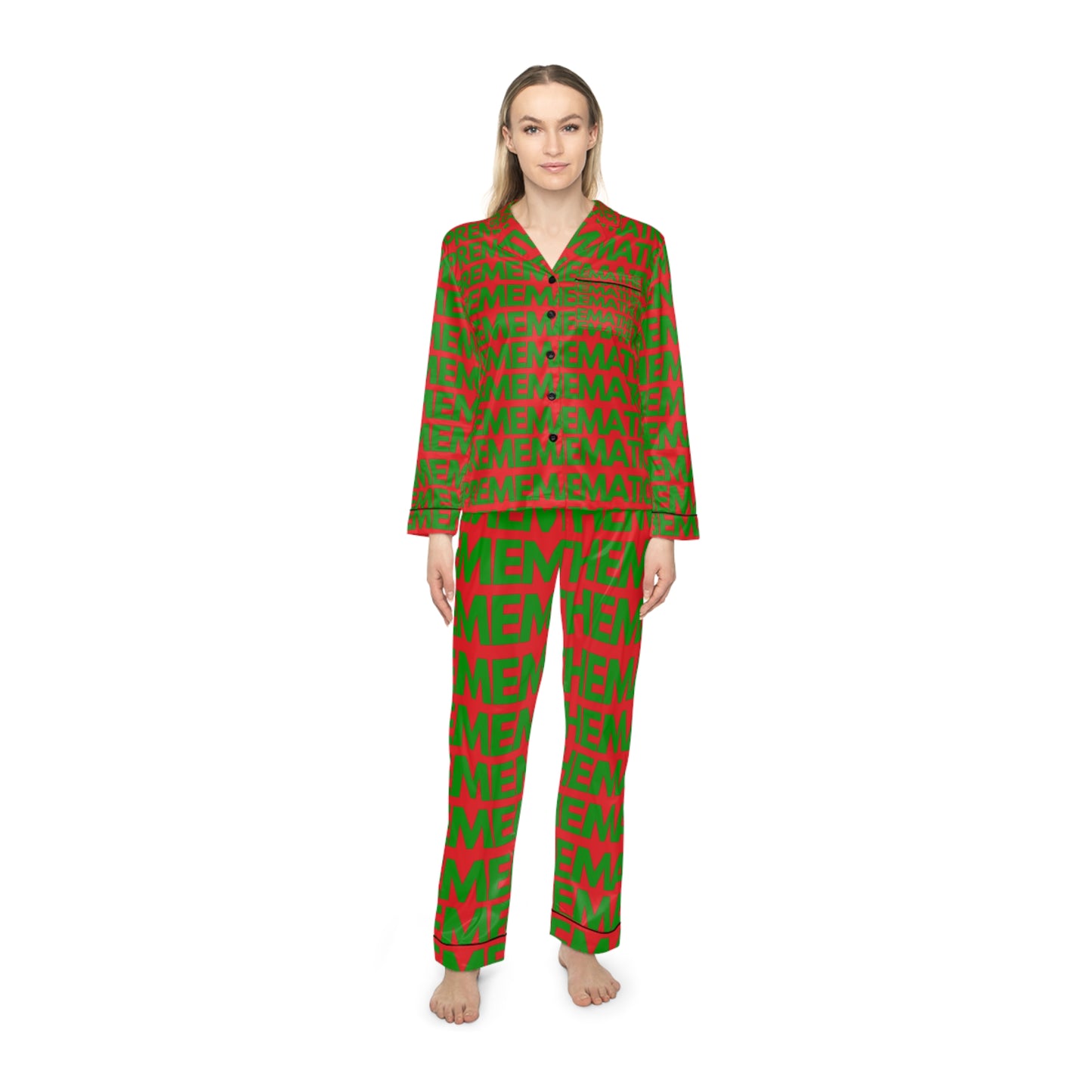 SUPREMEMATHEMATICS SATIN PAJAMAS