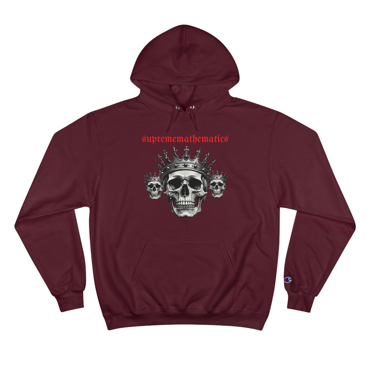 SUPREMEMATHEMATICS SKULL KING HOODIE