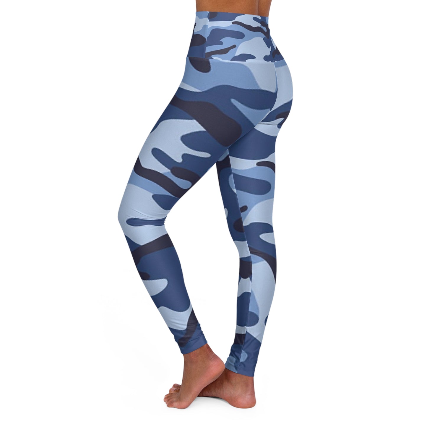 SUPREMEMATHEMATICS CAMO HIGH WAIST YOGA LEGGINGS