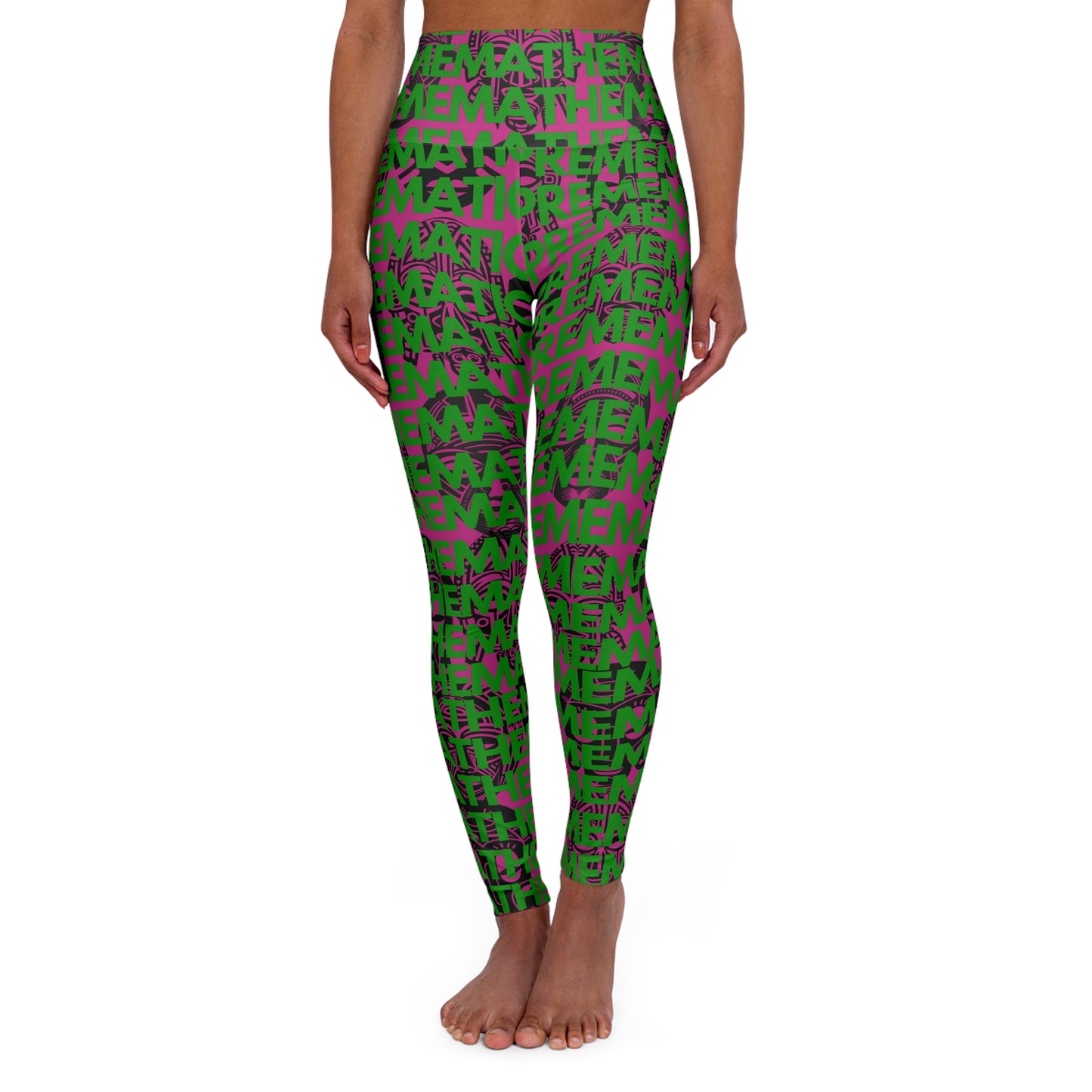 SUPREMEMATHEMATICS HIGH WAIST YOGA LEGGINGS