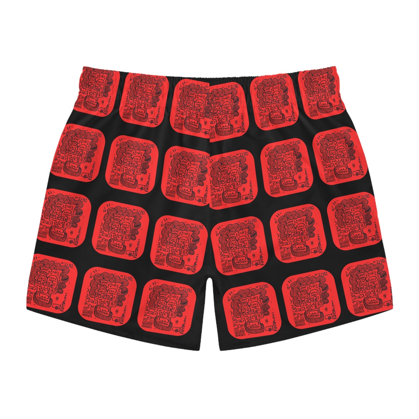 SUPREMEMATHEMATICS FACE OF GOD SWIM TRUNKS