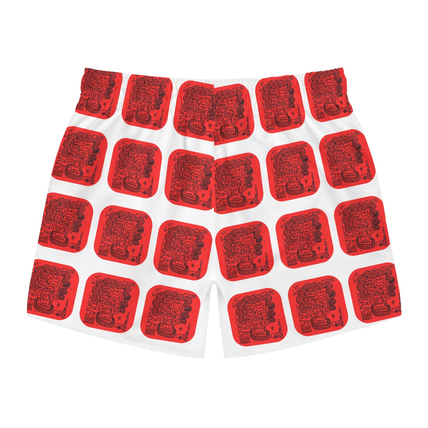 SUPREMEMATHEMATICS FACE OF GOD SWIM TRUNKS