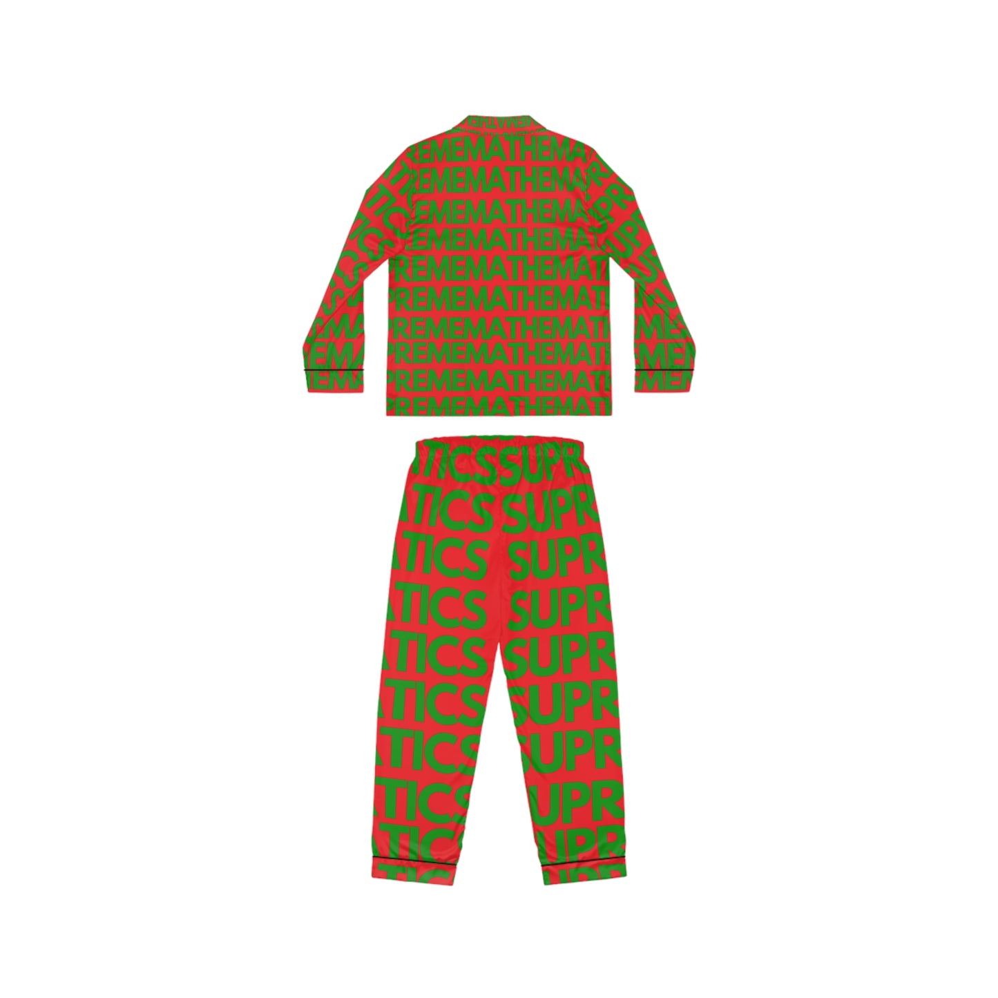 SUPREMEMATHEMATICS SATIN PAJAMAS