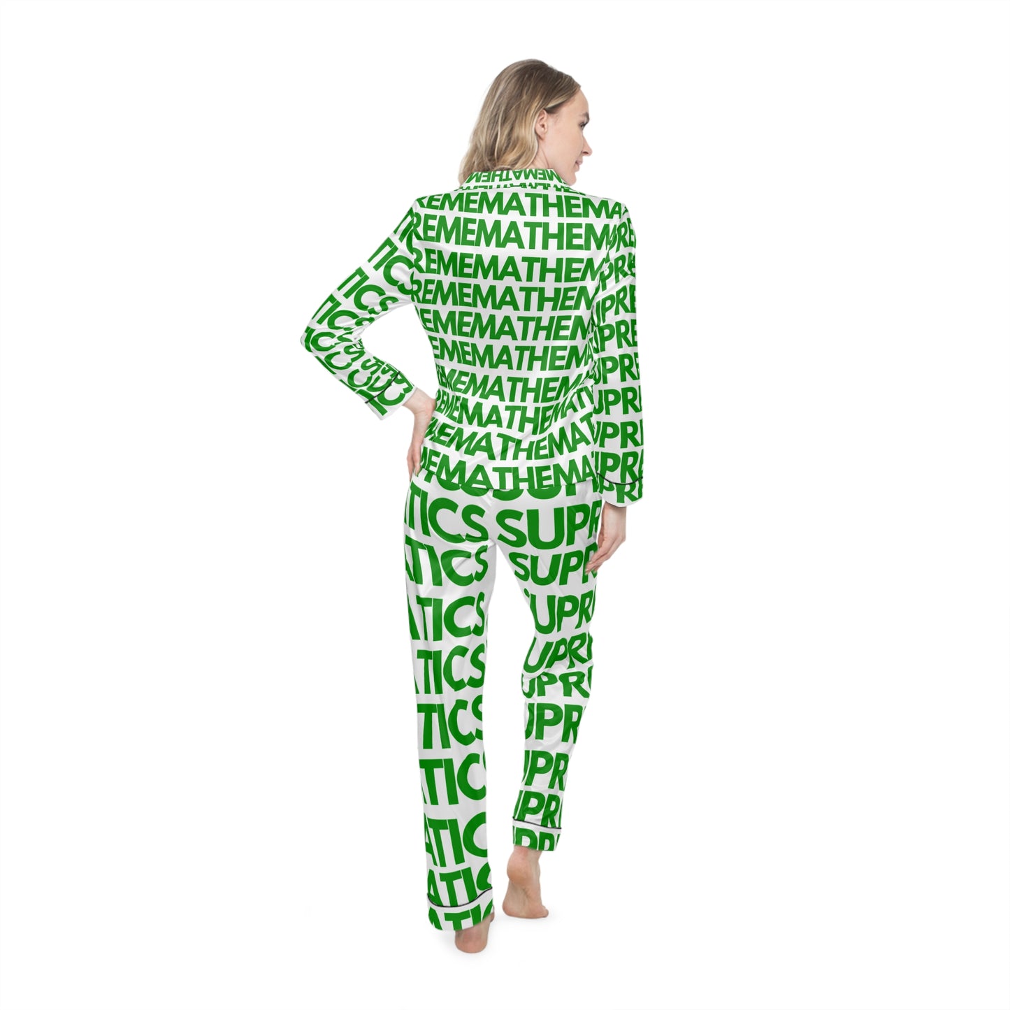 SUPREMEMATHEMATICS SATIN PAJAMAS
