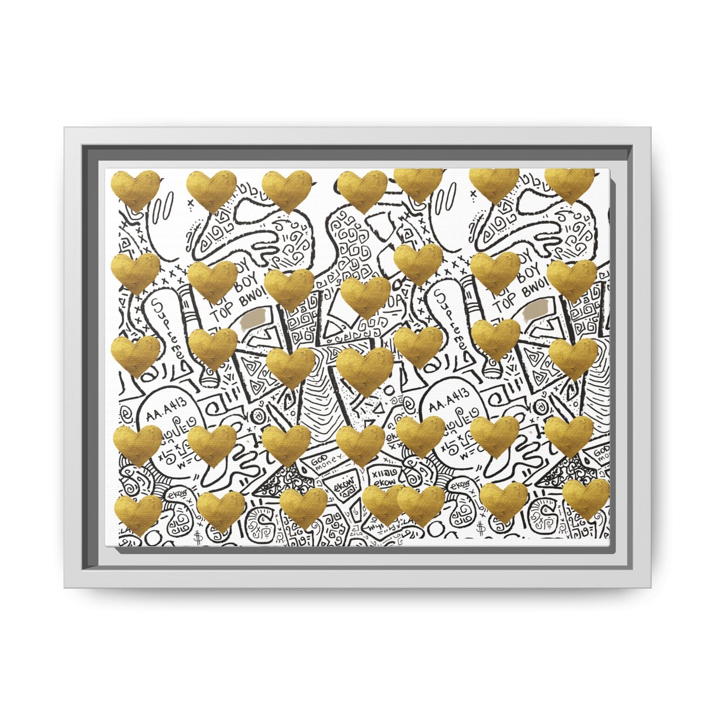 SUPREMEMATHEMATICS FRAMED CANVAS