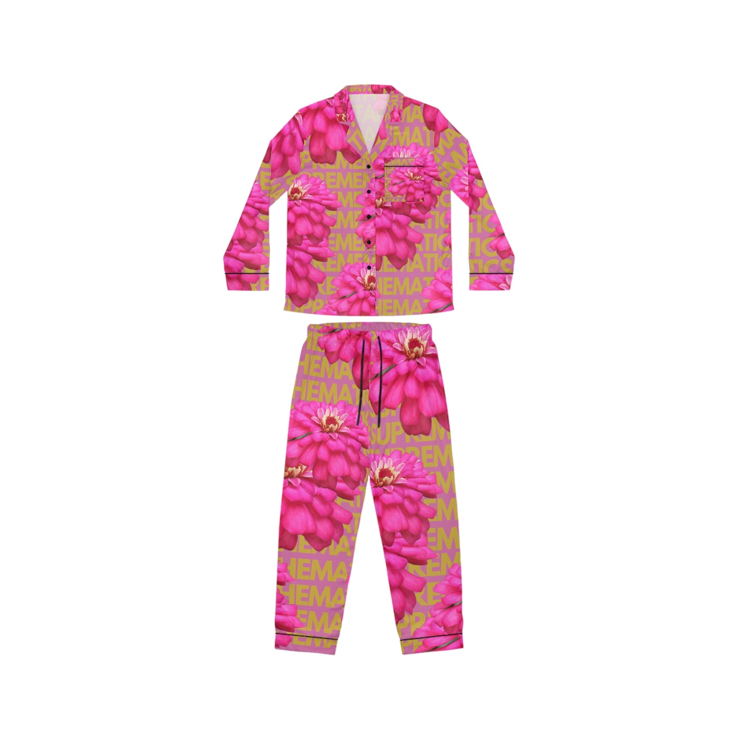 SUPREMEMATHEMATICS SATIN PAJAMAS