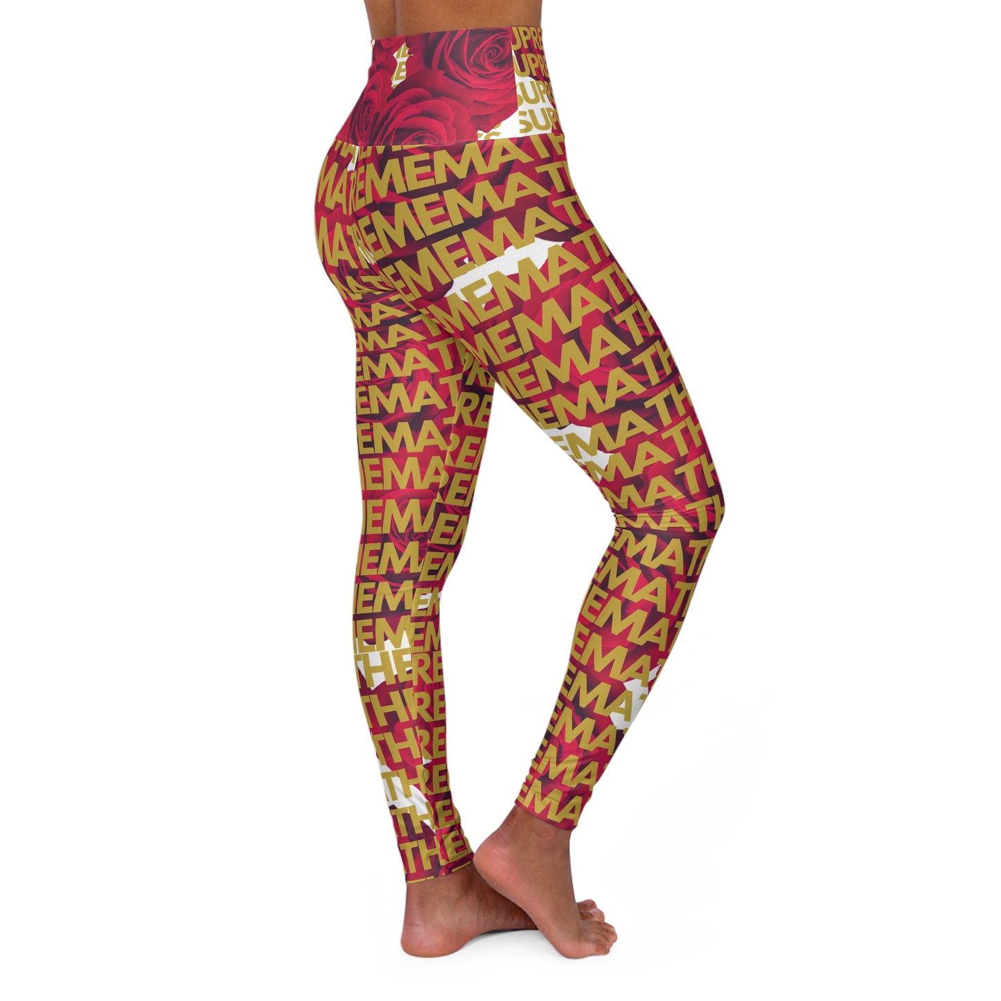 SUPREMEMATHEMATICS HIGH WAIST YOGA LEGGINGS