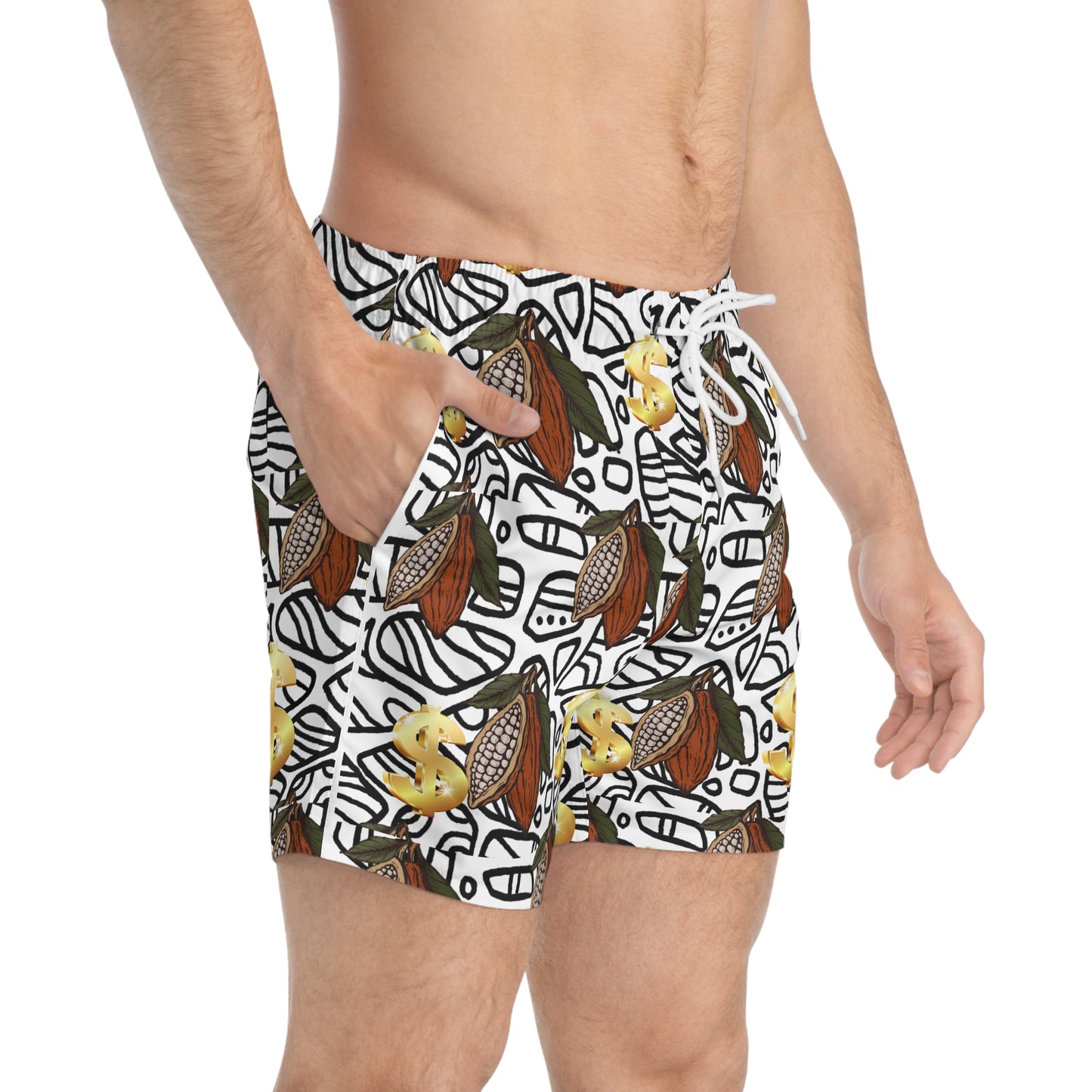 SUPREMEMATHEMATICS DOLLAR SWIM TRUNKS
