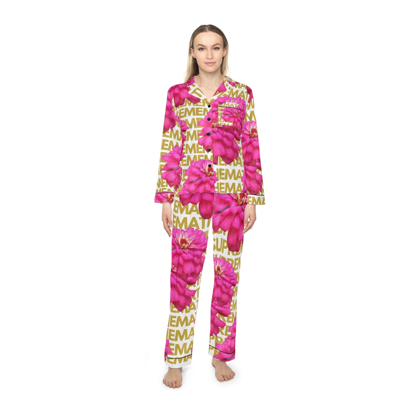 SUPREMEMATHEMATICS SATIN PAJAMAS