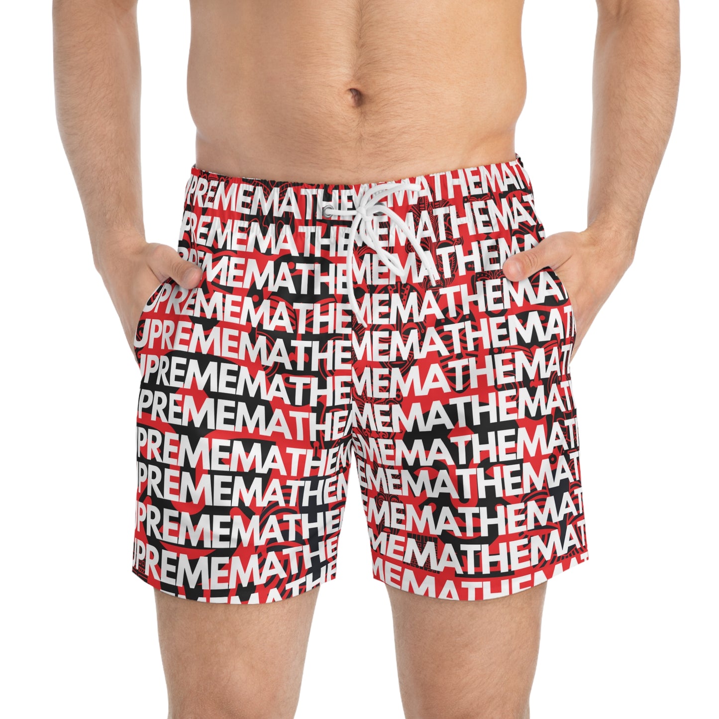 SUPREMEMATHEMATICS SWIM TRUNKS