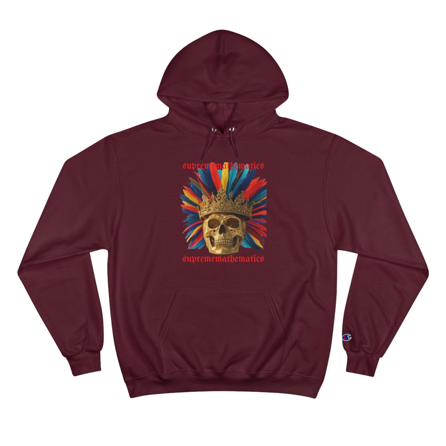 SURPEMEMATHEMATICS CROWN FEATHER HOODIE