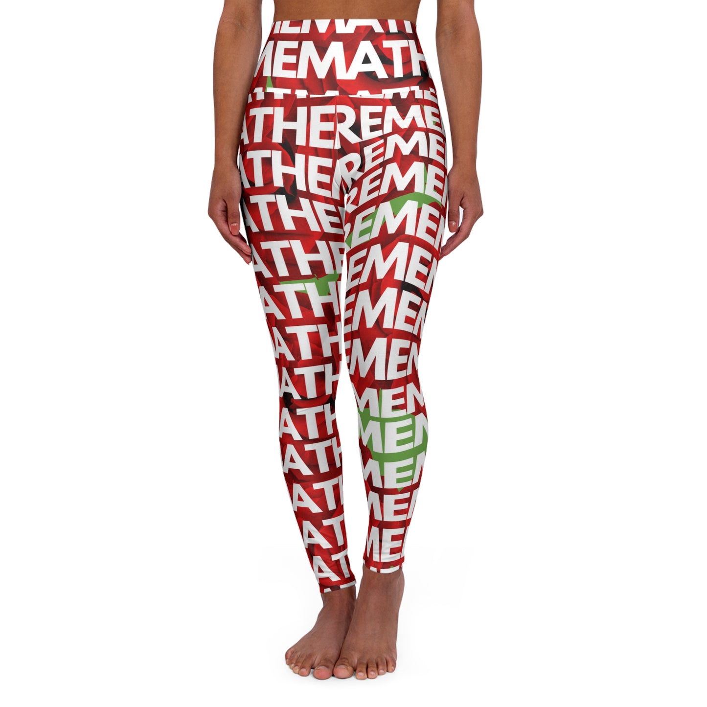 SUPREMEMATHEMATICS HIGH WAIST YOGA LEGGINGS