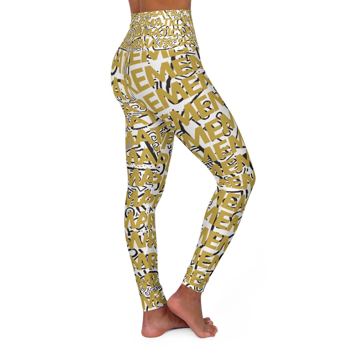 SUPREMEMATHEMATICS HIGH WAIST YOGA LEGGINGS
