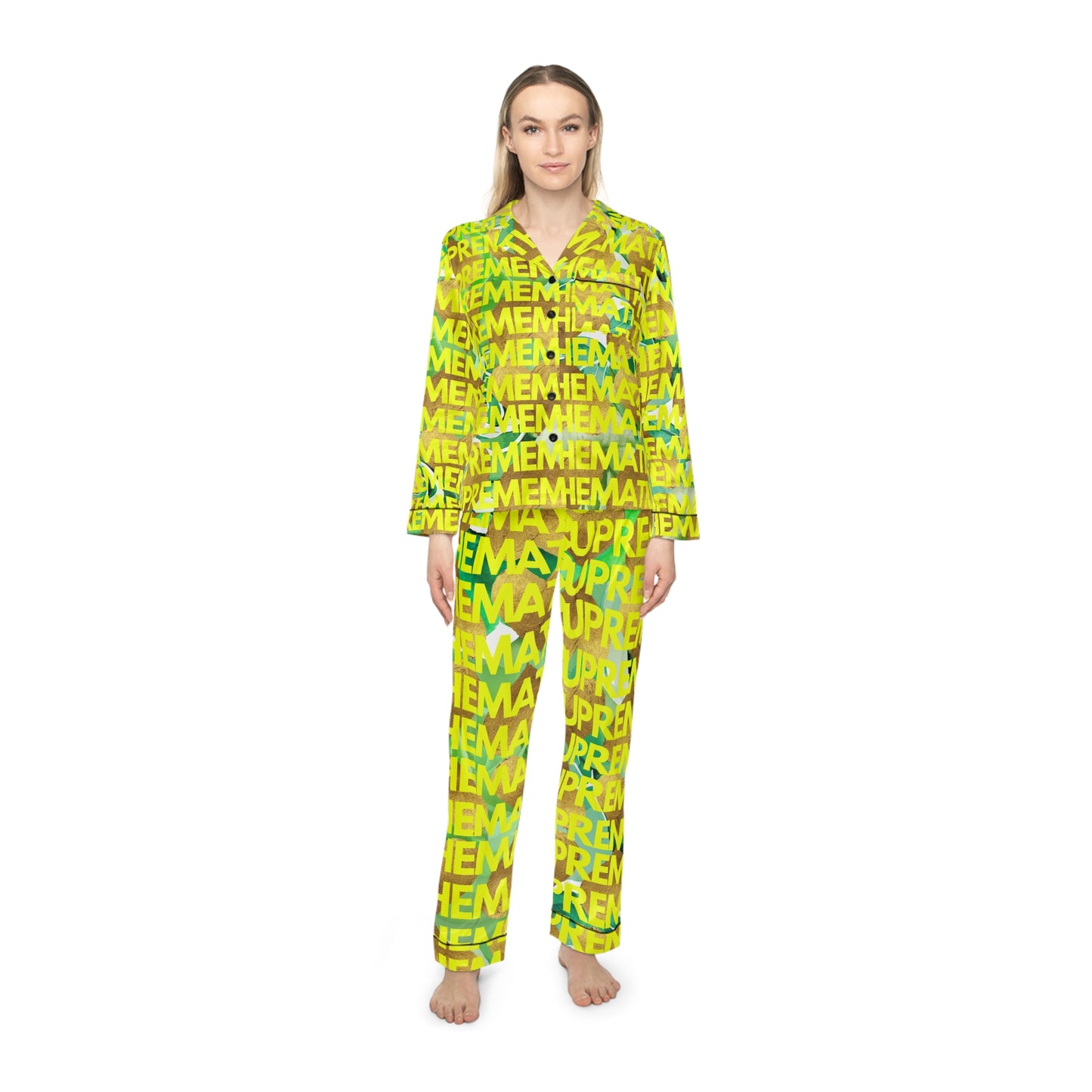 SUPREMEMATHEMATICS SATIN PAJAMAS